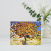 Mulberry Tree Vincent van Gogh Postcard Postkarte (Stehend Vorderseite)