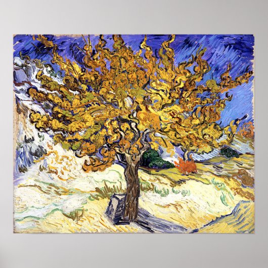 Mulberry Tree, Vincent van Gogh Poster (Vorne)