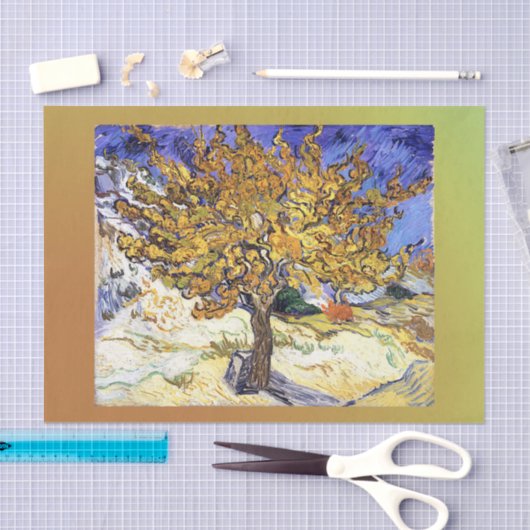 Mulberry Tree, Vincent van Gogh Seidenpapier (Handwerk)