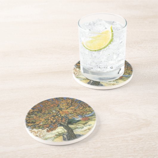 Mulberry Tree von van Gogh Getränkeuntersetzer (Seite)