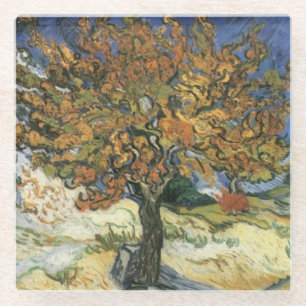 Mulberry Tree von van Gogh Glasuntersetzer