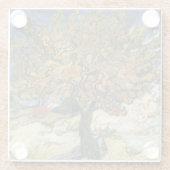 Mulberry Tree von van Gogh Glasuntersetzer (Rückseite)