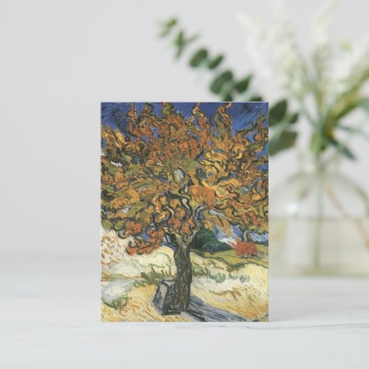 Mulberry Tree von van Gogh Postkarte (Stehend Vorderseite)