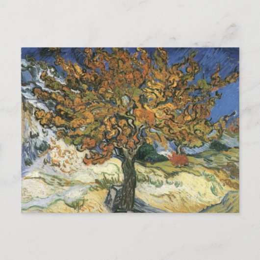 Mulberry Tree von van Gogh Postkarte (Vorderseite)