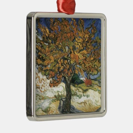 Mulberry Tree von van Gogh Silbernes Ornament (Rechts)