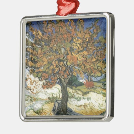 Mulberry Tree von van Gogh Silbernes Ornament (Links)