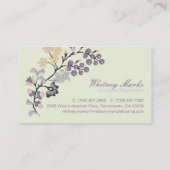 Mulberry-Visitenkarten Visitenkarte (Rückseite)