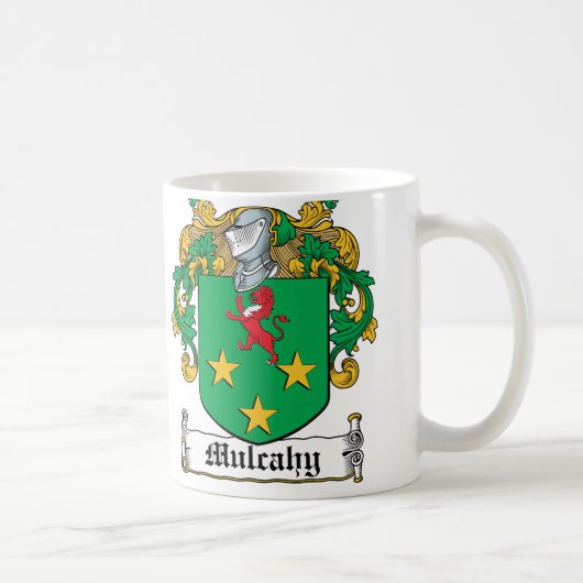 Mulcahy Familienwappen Kaffeetasse (Rechts)