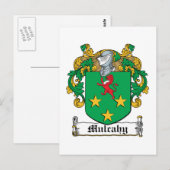 Mulcahy Familienwappen Postkarte (Vorne/Hinten)
