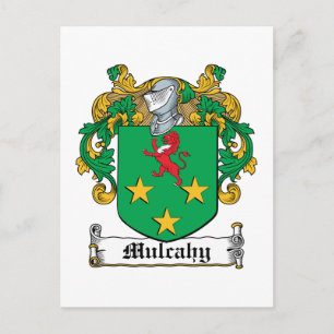 Mulcahy Familienwappen Postkarte