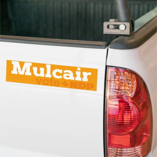 Mulcair Vote NDP Autoaufkleber (Auf Lkw)