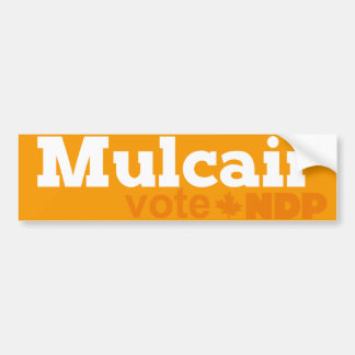 Mulcair Vote NDP Autoaufkleber