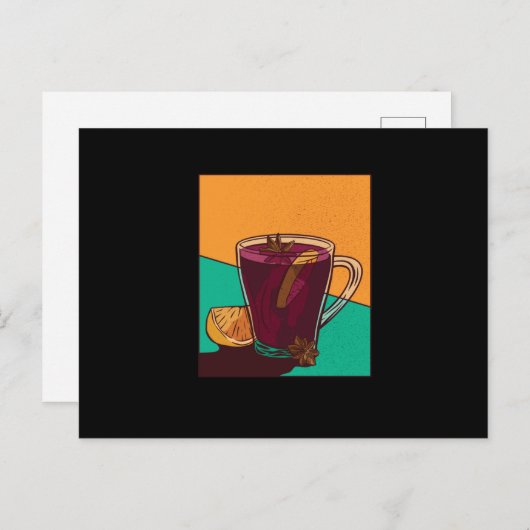 Mulchwein Postkarte (Vorne/Hinten)