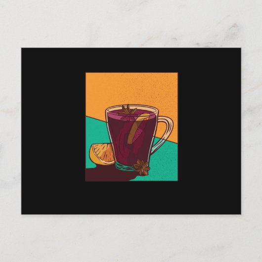 Mulchwein Postkarte (Vorderseite)