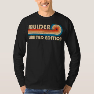 MULDER Surname Retro Vintag 80er 90er Geburtstagsr T-Shirt