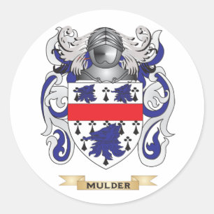 Mulder Wappen (Familienwappen) Runder Aufkleber