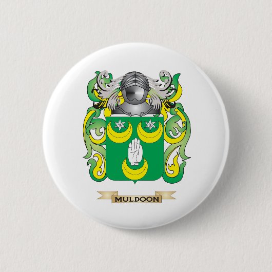 Muldoon Wappen (Familienwappen) Button (Vorderseite)
