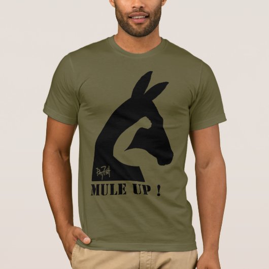 MULE AUF! Fahrerlogo T-Shirt (Vorderseite)