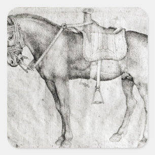 Mule aus dem Vallardi-Album Quadratischer Aufkleber