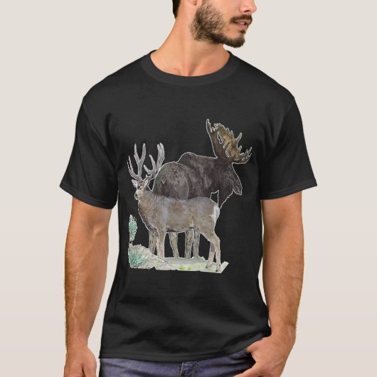 MULE DEE UND MOOSE ART T-Shirt (Vorderseite)
