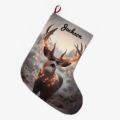 Mule Dee und Weihnachtslicht Großer Weihnachtsstrumpf (Vorderansicht (hängend))