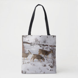 Mule Deer and Elk Tote Bag Tasche