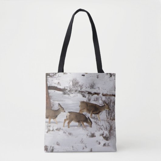 Mule Deer and Elk Tote Bag Tasche (Vorderseite)