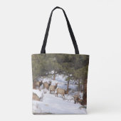 Mule Deer and Elk Tote Bag Tasche (Rückseite)