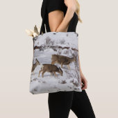 Mule Deer and Elk Tote Bag Tasche (Von Nahem)