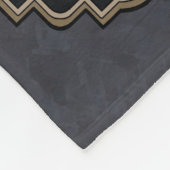 Mule Deer Buck and Doe Gray Custom Fleecedecke (Ecke)