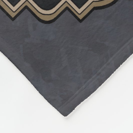 Mule Deer Buck and Doe Gray Custom Fleecedecke (Ecke)