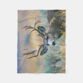 Mule Deer Buck | Grand Teton National Park Wyoming Fleecedecke (Vorderseite)