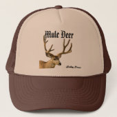 Mule Deer Hat Truckerkappe (Vorderseite)