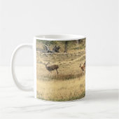 Mule Deer in a Field, Joseph, Oregon Kaffeetasse (Links)
