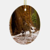 Mule Deer Keramik Ornament (Rechts)