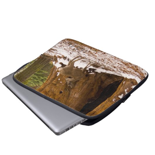 Mule Deer Laptopschutzhülle (Vorne Knopf)