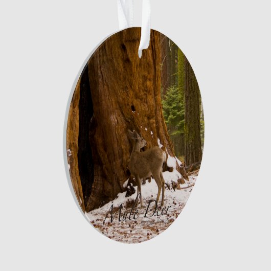 Mule Deer Ornament (Vorderseite)