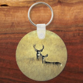 Mule Deer Schlüsselanhänger (Vorderseite)