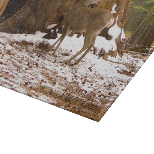 Mule Deer Schneidebrett (Ecke)