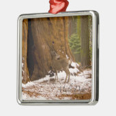 Mule Deer Silbernes Ornament (Links)