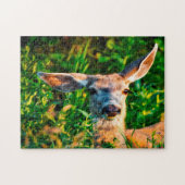 Mule Deer Wyoming. Puzzle (Horizontal)
