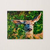 Mule Deer Wyoming Puzzle (Horizontal)