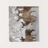 Mule Deer Wyoming Wandteppich (Vorderseite)