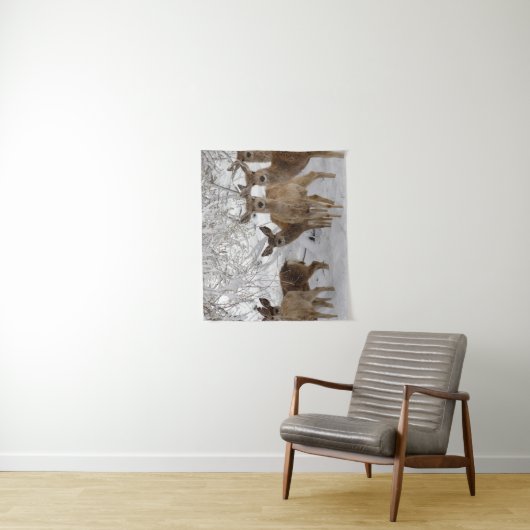 Mule Deer Wyoming Wandteppich (Beispiel)