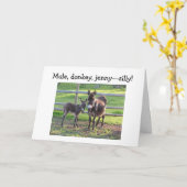 MULE, DONKEY, JENNIE-SAD UND BLAU OHNE SIE KARTE (Gelbe Blume)