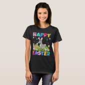 Mule Happy Easter Egg Hunt Bunny Ear Mule Oster T-Shirt (Vorne ganz)