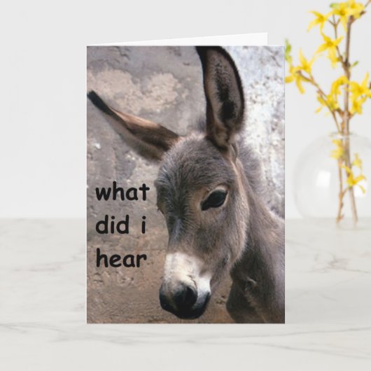 MULE-ISH 30. BIRTHDAY SPASS KARTE (Gelbe Blume)