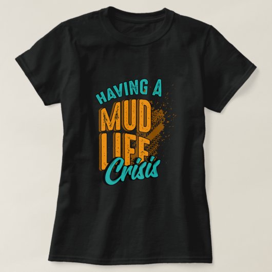 Mule Life Crisis Quad ATV Motocross Motorsport Ges T-Shirt (Design vorne)