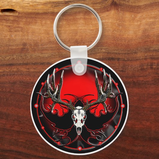 Mule Reh, Flammen Schlüsselanhänger (Vorderseite)