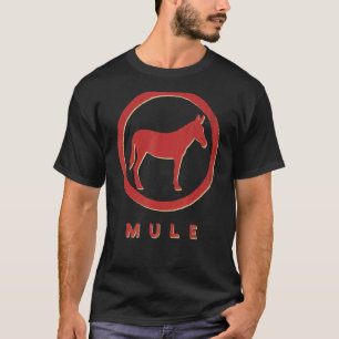 Mule Vintag Retro Style Animal T-Shirt